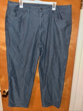 Lululemon Dark Blue Casual Cotton Pants Sz 40x26